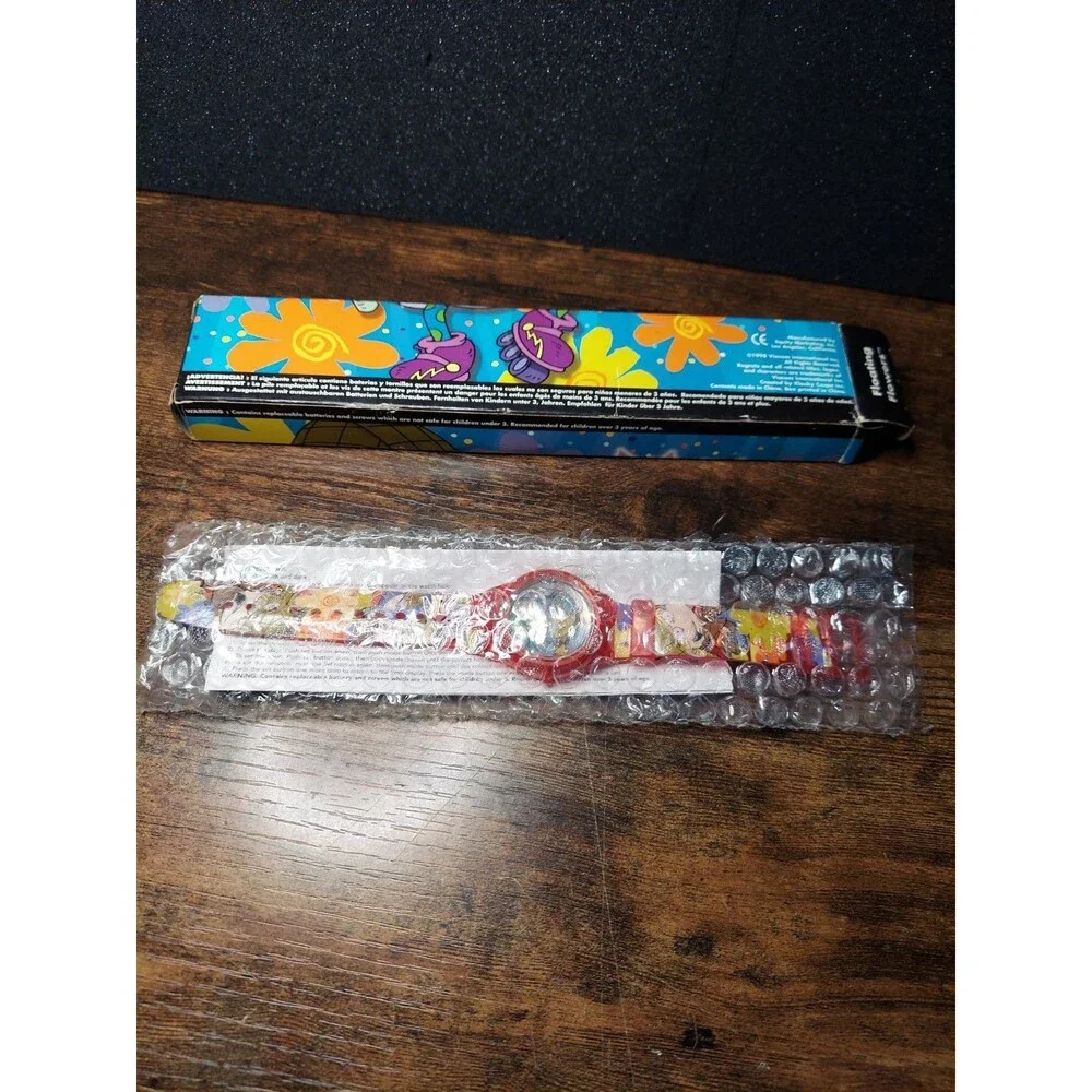 The Rugrats Movie Watch Angelica Floating Flowers Viacom 1998 Untested/Need Batt